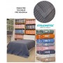 ETEHOMETEX HAVUZLU PİKE TEK KİŞİLİK 160X240CM ANTRASİT 8696474232083
